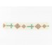 Beige Coral Turquoise Seed Bead Cross Diamond Headband