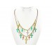 Tri Color Patina Multi Chain Cross Necklace Set Tri Color Patina Multi Chain Cross Necklace Set