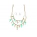 Tri Color Patina Multi Chain Cross Necklace Set Tri Color Patina Multi Chain Cross Necklace Set