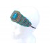 Turquoise Coral Seed Bead Crystal Stretch Headband Turquoise Coral Seed Bead Crystal Stretch Headband