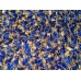 Blue & Gold Lightweight Confetti Knit Infinity Scarf