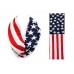 USA Flag Infinity Crochet Scarf