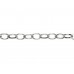 10x15mm Silver Plate Thick Plain Oval Chain