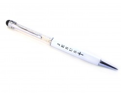 Jesus Pen Stylus Crystal Filled Pen Tube