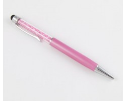 Pink Pen Stylus Pink Crystal Filled Pen Tube
