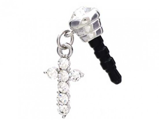 Cross Clear Crystal Phone Plug Cross Clear Crystal Phone Plug