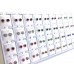 Birth Crystal Rivoli Silver Post Earrings 36 Pack