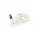 "Special Teacher" Antique Silver Charm Crystal Phone Plug