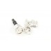 Bulldog Antique Silver Charm Crystal Phone Plug Bulldog Antique Silver Charm Crystal Phone Plug
