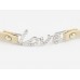Beige Leather Wrap Gold Love Infinity Cross Bracelet