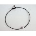 Single Pearl on Knotted Leather Necklace