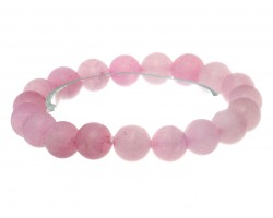 Pink Natural 8mm Stone Bead Stretch Bracelet Pink Natural 8mm Stone Bead Stretch Bracelet