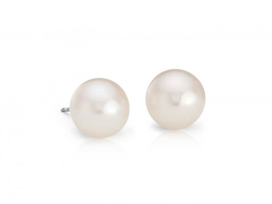 Fresh Water Pearl 11mm Stud Sterling Silver Post Earring