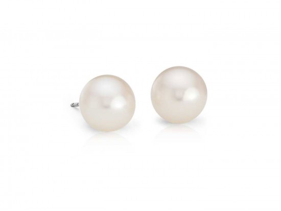 Fresh Water Pearl 9mm Stud Sterling Silver Post Earring Fresh Water Pearl 9mm Stud Sterling Silver Post Earring