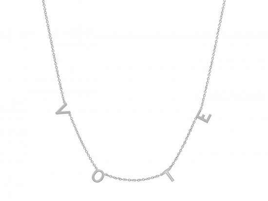 Silver VOTE Chain Necklace Silver VOTE Chain Necklace