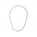 Silver 6mm Crystals Tennis Long Necklace
