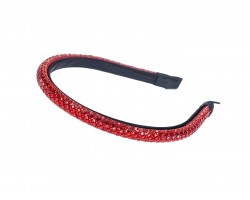 Red Crystal Diamond Shape Stone Headband