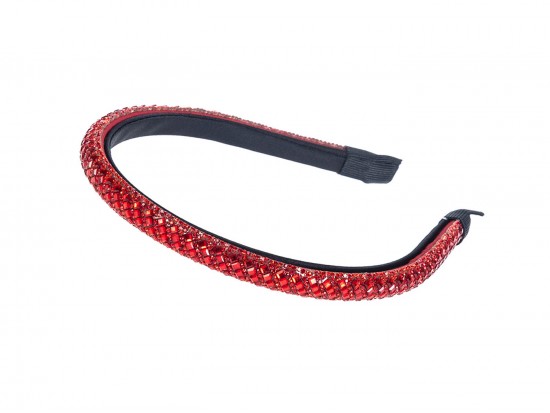 Red Crystal Diamond Shape Stone Headband