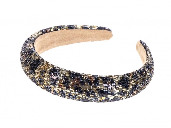 Leopard Crystal Baguette Stone Headband Leopard Crystal Baguette Stone Headband
