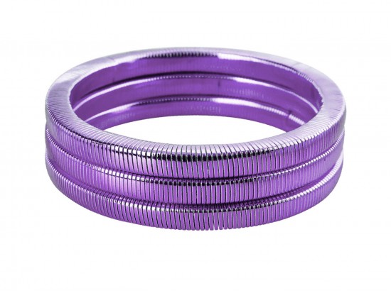 Violet Square Guitar String Bracelet 3pcs Set Violet Square Guitar String Bracelet 3pcs Set