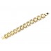 Gold Crystal Large Link Bracelet
