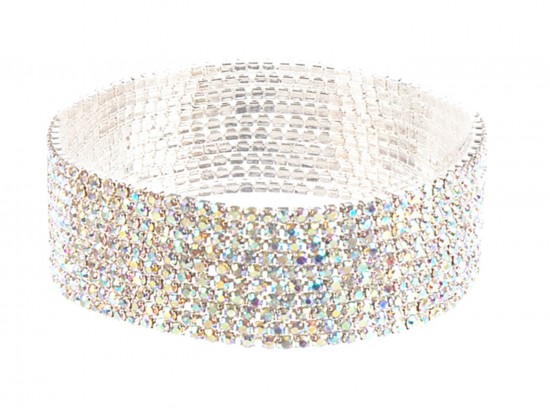 Silver AB Crystal 2mm Stretch Bracelets 10pcs Silver AB Crystal 2mm Stretch Bracelets 10pcs