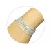 Silver Clear Crystal 2mm Stretch Bracelets 10pcs Silver Clear Crystal 2mm Stretch Bracelets 10pcs