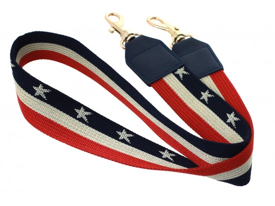 USA Flag Theme Purse Strap
