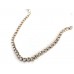 Gold Crystal 6mm Tennis Necklace