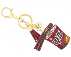 Red Crystal Ramen Noodle Cup Puffy Keychain