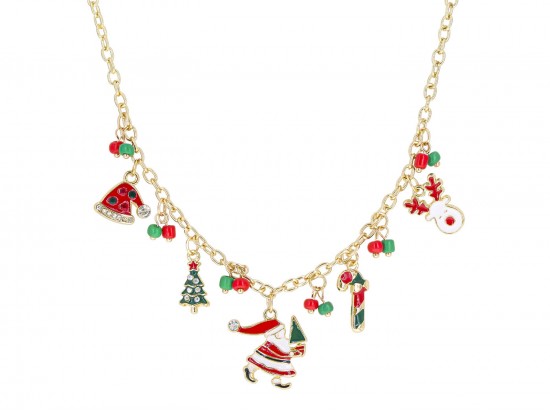 Christmas Theme Charm Necklace Christmas Theme Charm Necklace