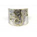 Silver Gold Monogram Cuff Bracelets