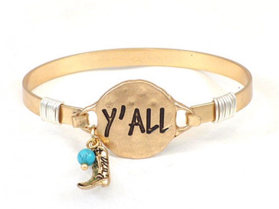 Matt Gold Y’ALL Hook Bracelet