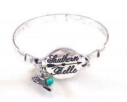 Silver Southern Belle Wire Wrap Bracelet