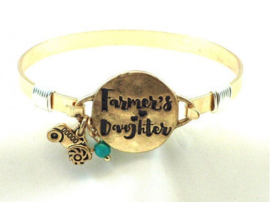 Gold Farmers Daughter Wire Wrap Bracelet Gold Farmers Daughter Wire Wrap Bracelet