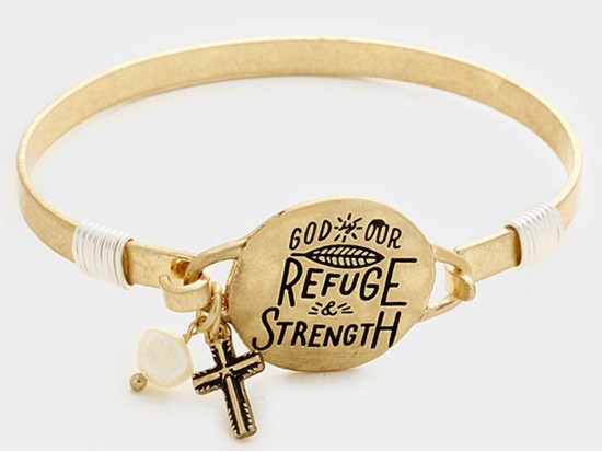 Gold God Refuge Strength Wire Wrap Bracelet Gold God Refuge Strength Wire Wrap Bracelet