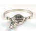 Silver I will Answer Wire Wrap Bracelet