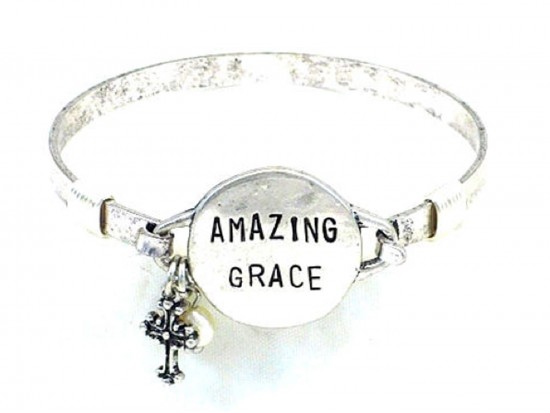Silver Amazing Grace Wire Wrap Bracelet Silver Amazing Grace Wire Wrap Bracelet