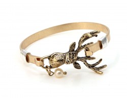 Gold Dear Hook Bracelet