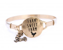 Gold Farm Sweet Farm Wire Wrap Bracelet