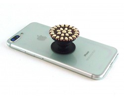 White Stone Self Adhesive Phone Grip Charm
