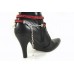 Siam Crystals Flat Wrap Shoe Boot Jewelry Siam Crystals Flat Wrap Shoe Boot Jewelry
