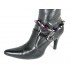 Purple Chinese Crystal Teardrops Chain Shoe Boot Jewelry Purple Chinese Crystal Teardrops Chain Shoe Boot Jewelry