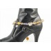 Smoked Topaz Lampwork Crystal Beads Heart Charms Shoe Boot Jewelry