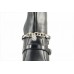 Silver Plate Fleur De Lis With Two Crystal Rings Leather Shoe Boot Jewelry