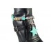 Turquoise Star Stone & Topaz Crystal Dangle Shoe Boot Jewelry Turquoise Star Stone & Topaz Crystal Dangle Shoe Boot Jewelry