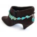 Turquoise Stone Eagle Nugget Boot Jewelry