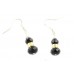 Saints Football Helmet Crystal Silver and Gold Necklace Set