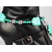 15” Turq Dyed Slab Turq Pearl Shoe Boot Jewelry 15” Turq Dyed Slab Turq Pearl Shoe Boot Jewelry
