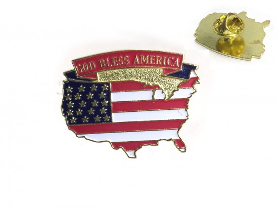 USA Flag Tie Tac God Bless America Dz Pack USA Flag Tie Tac God Bless America Dz Pack